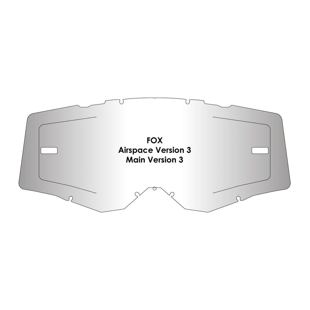 AIRSCREEN Ersatzglas FOX Airspace 3/Main 3 (MX25)