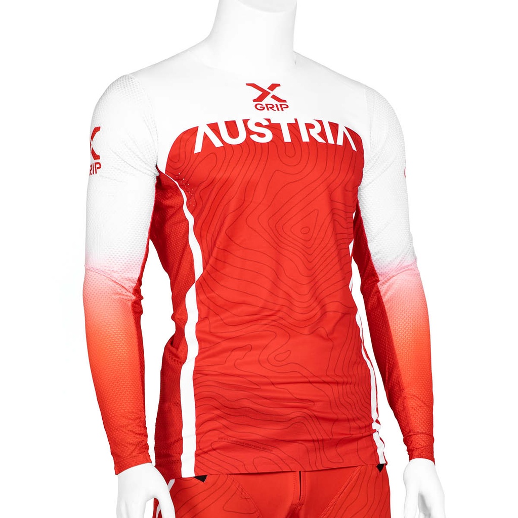 X-GRIP Motocross Jersey TITANIUM TEAM AUSTRIA