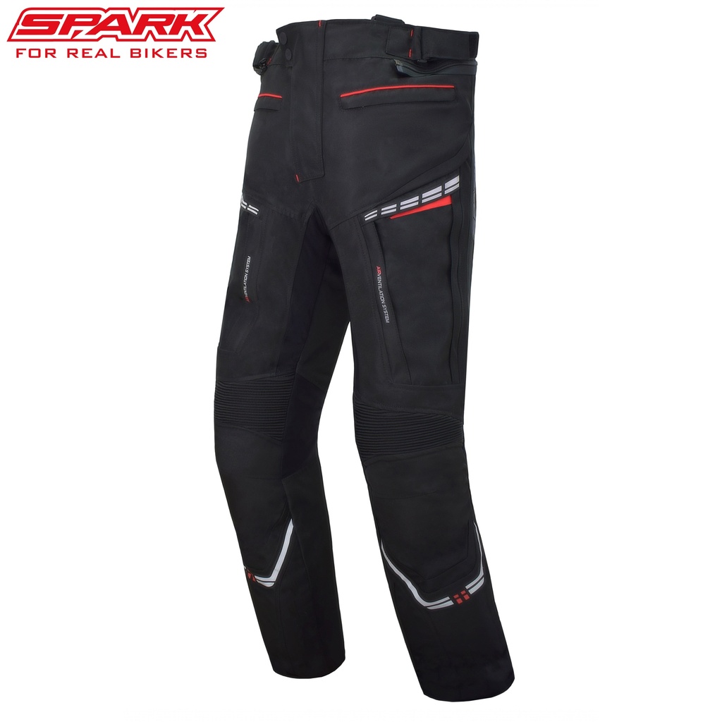Pánské textilní moto kalhoty SPARK AVENGER EVO , Black