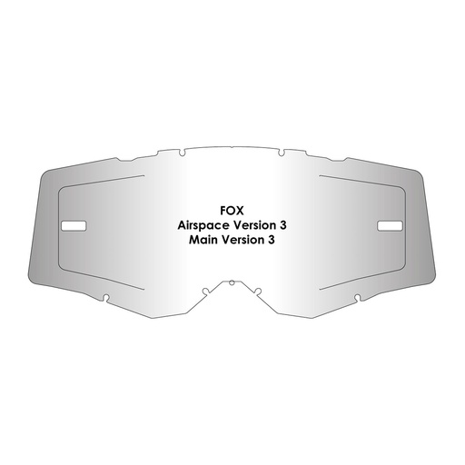 [005-003-01] AIRSCREEN Ersatzglas FOX Airspace 3/Main 3 (MX25)