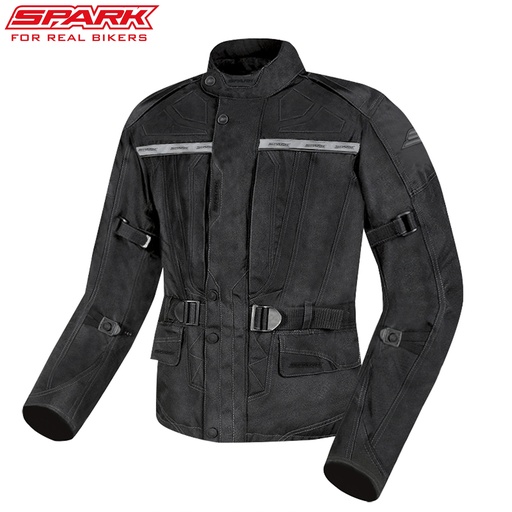 Pánská textilní moto bunda SPARK DURA EVO, černá