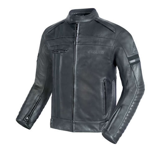 [000005303200101803] Pánská kožená moto bunda SPARK BRONO EVO II, černá