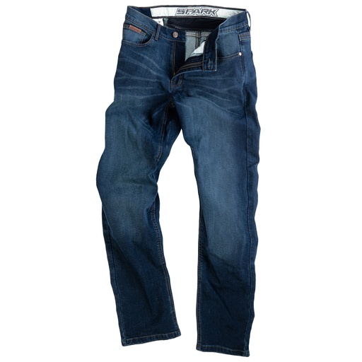 Pantaloni moto din denim pentru bărbați SPARK BODDIE, albaștri